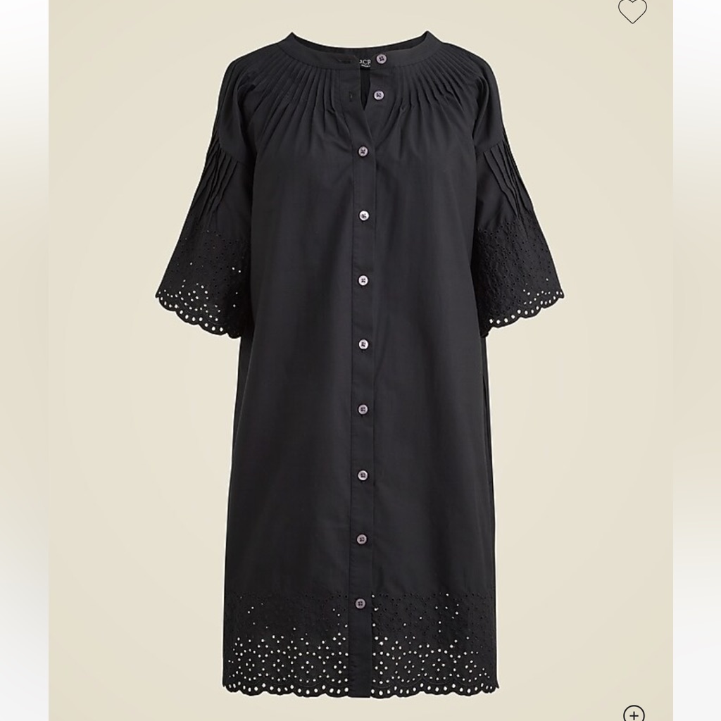 *New* J. Crew Jolie Dress In Eyelet Cotton Poplin